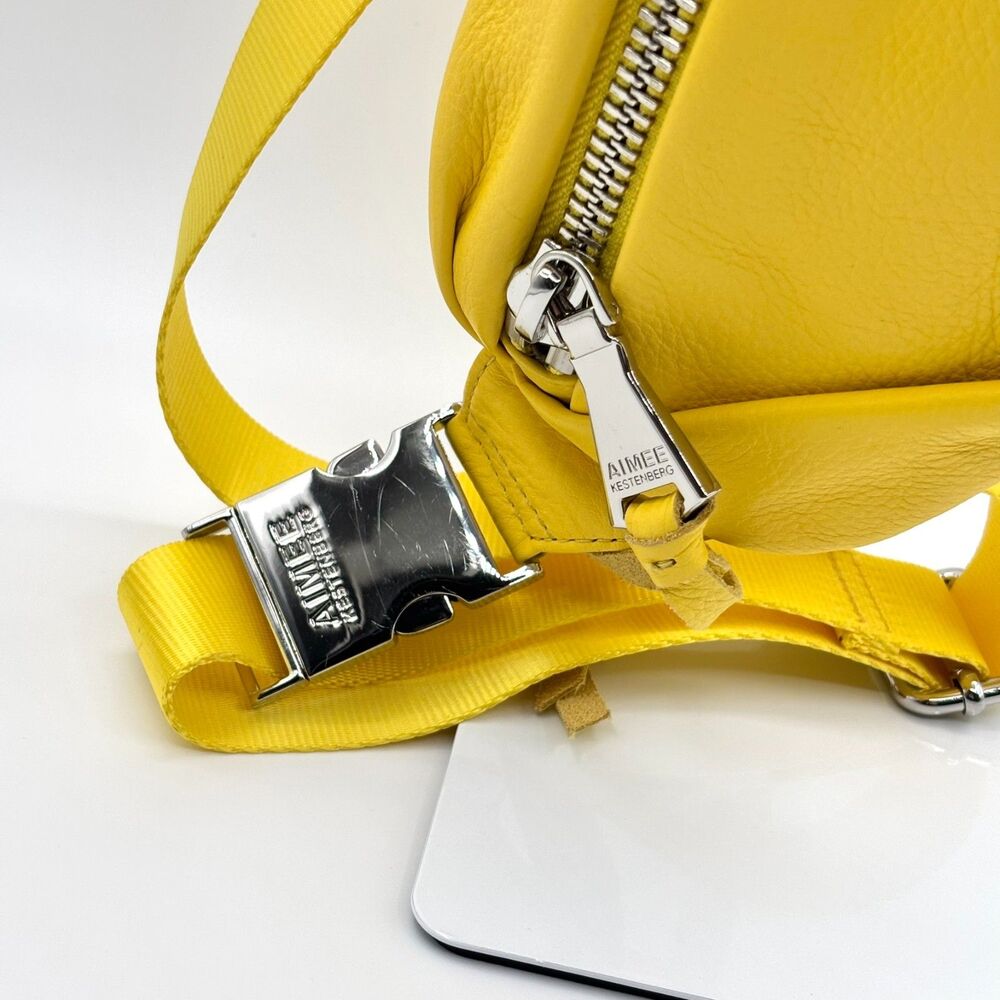 Aimee Kestenberg | Lemon Milan Leather Bum Bag | Crossbody/Sling | MSRP $128 - Picture 10 of 13